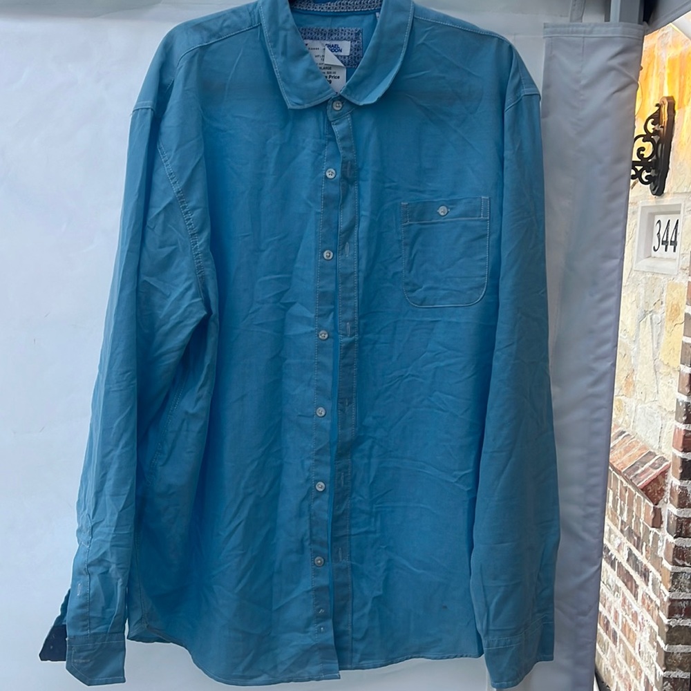 Teal dress shirt NEW